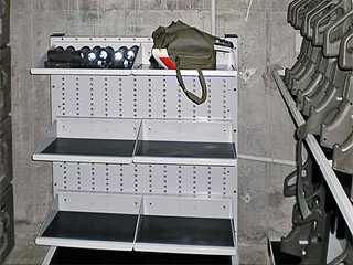 Weapons Storage rack manaufactured by Great Western Manufacturing